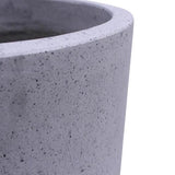 STONELEIGH & ROBERSON Egg Terrazzo Pot L Grey