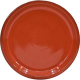 Gardeners Edge Glazed Round Saucer 22cm Orange