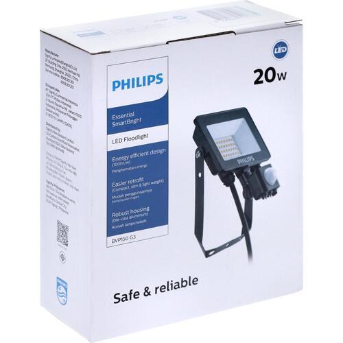 Philips SmartBright LED Smartbright 20 Watt 2000 Lumens 4000K Sensor Floodlight