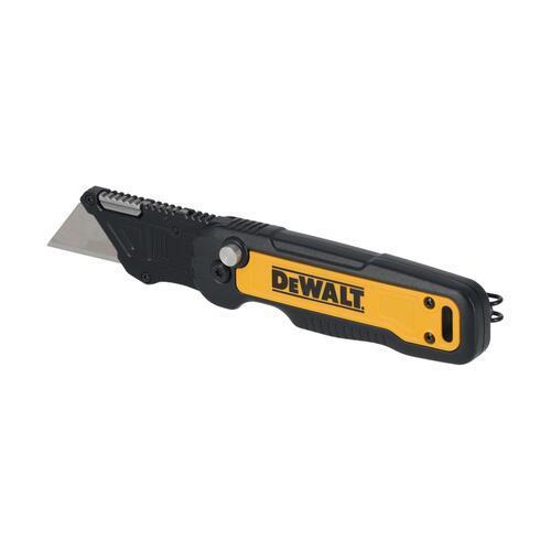 DeWALT Fixed Blade Folding Push And Flip Knife
