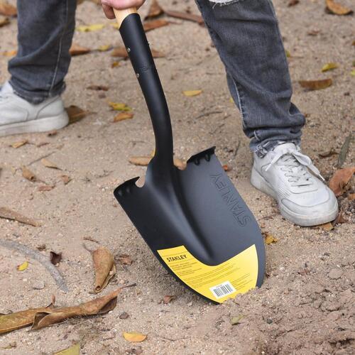 Stanley Carbon Steel D-Handle Digging Shovel