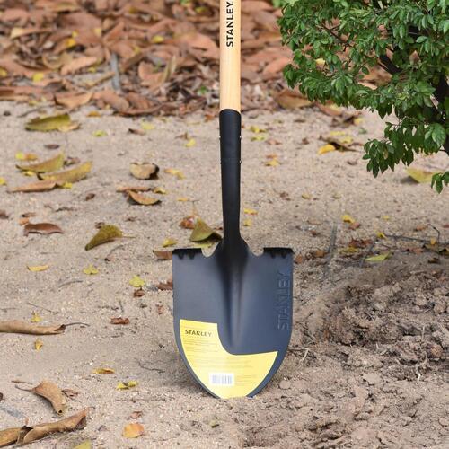 Stanley Carbon Steel D-Handle Digging Shovel