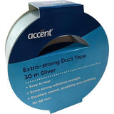Accent Extra Strong Duct Tape Accent 48mm x 30m Silver