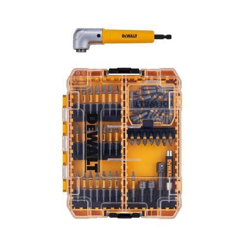 DeWALT 60 Piece MAX FIT Screwdriver Bit Set With Right Angle Attachment