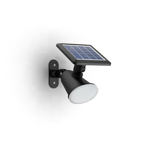 Philips Jivix LED Solar Wall Light 1.4W Black