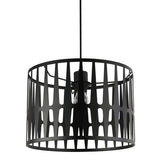 Nouveau Lamp Shade 330 X 230mm/60 Watt Black