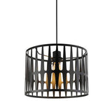 Nouveau Lamp Shade 330 X 230mm/60 Watt Black
