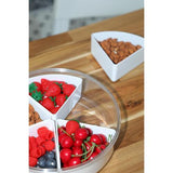 Nouveau Snack Tray Round With 5 Sections