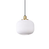 Orbit Veya Penant White Glass