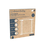 Dreambaby Advance Low-Rise Auto Close Safety Gate UP TO 81cm White