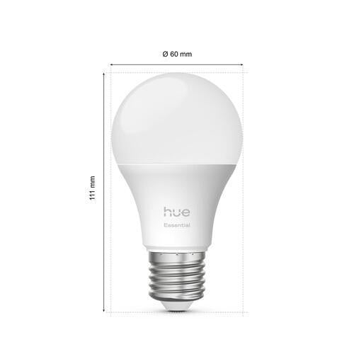 Philips Essential E27 806 Lumens 2 Pack 7.5 Watts Colour