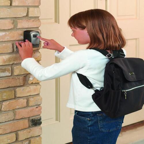 Master Lock Wall Mount Key Safe 18.5cm 13.5cm L: 5.3cm Black And Silver