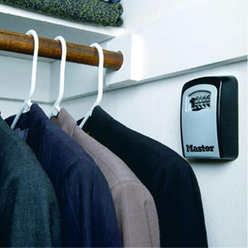 Master Lock Wall Mount Key Safe 18.5cm 13.5cm L: 5.3cm Black And Silver