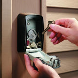 Master Lock Wall Mount Key Safe 18.5cm 13.5cm L: 5.3cm Black And Silver