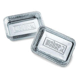 Weber BBQ Drip Pans Small Silver Pack of 10