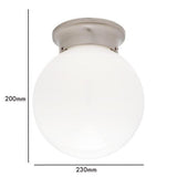 Mercator Opal Ball DIY CTC Fixture 75 Watt White