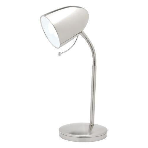 Mercator Sara Desk Lamp 28 Watt Brushed Chrome