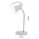 Mercator Sara Desk Lamp 28 Watt Brushed Chrome