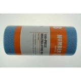 Number 8 Multicloth Roll 100 Piece 600mm L: 300mm Blue And White