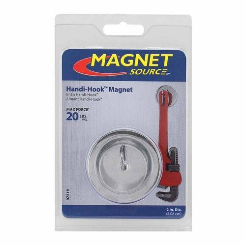 Magnet Source Magnectic Hook 50mm Silver