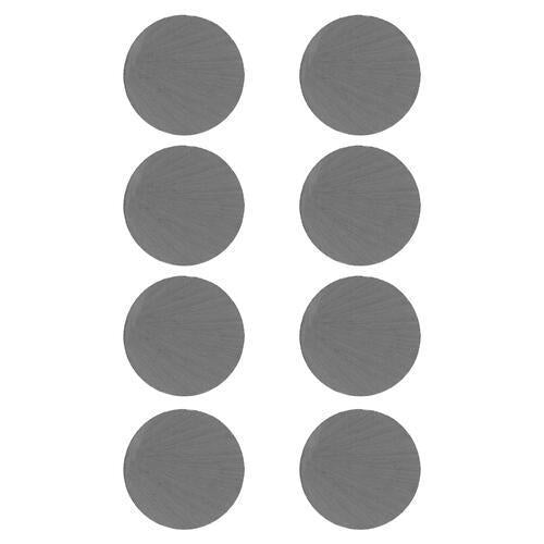 Magnet Source Magnet Disc 16mm 8 Piece Grey Pack of 8