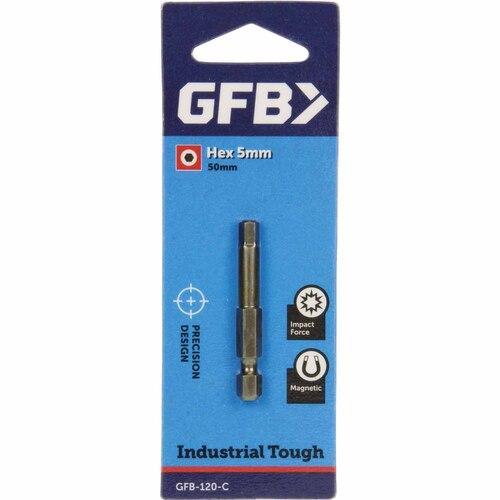 GFB Screwdriver Bit Hex 5mm X 50mm Grey