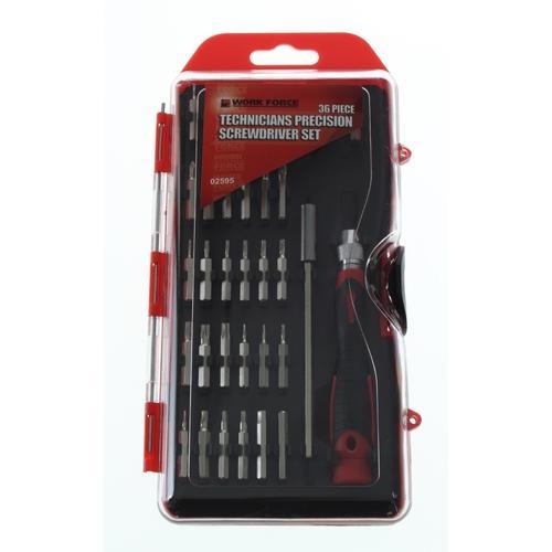 Workforce 36 Piece Screwdriver Bit Set