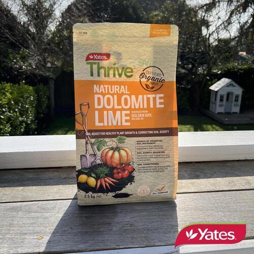 Yates Thrive Natural Dolomite Lime Fertiliser 2.5Kg