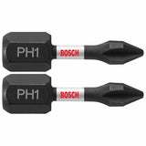 Bosch Impact Tough Phillips Screwdriver Bits Pack of 2