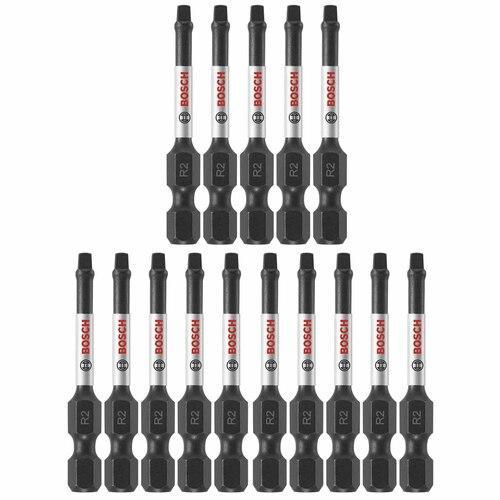 Bosch Impact Tough Square Screwdriver Bits Pack of 15