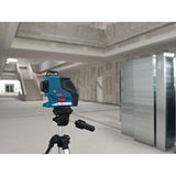 Bosch Plane Line Laser With Tripod GLL 3-80 3x360° 30m