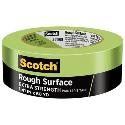 Rough Surface Extra Strength Painter's Masking Tape 36mm x 55m Green - Scotch
