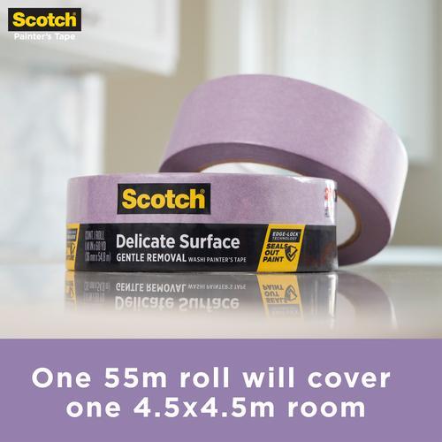 Delicate Surface Painter's Masking Tape 24mm x 55m Purple - Scotch
