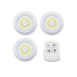 Orbit Lighting Remote Controlled Puck Light 3 Pack