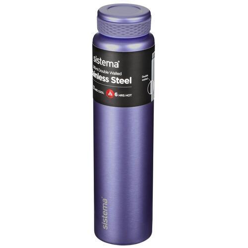 Sistema Hydration Chic Stainless Steel Bottle 280mL Metallic