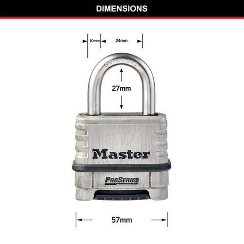 Master Lock Pro Series Combination Padlock 57mm 1174D
