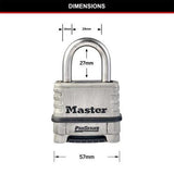 Master Lock Pro Series Combination Padlock 57mm 1174D