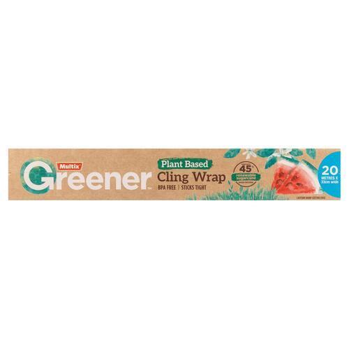 Multix Greener Plant Based Cling Wrap 20m X 33cm