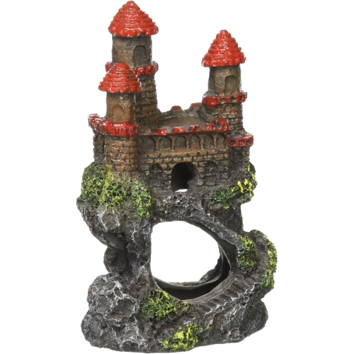 Mini Aquatic Ornament - Age of Magic Castle Red Roof (10cm)