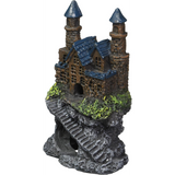 Mini Aquatic Ornament - Age of Magic Castle Blue Roof (10cm)