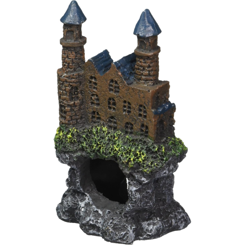 Mini Aquatic Ornament - Age of Magic Castle Blue Roof (10cm)