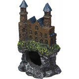 Mini Aquatic Ornament - Age of Magic Castle Blue Roof (10cm)