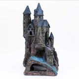 Magical castle ornament for aquariums, measuring 37.47cm x 31.12cm x 20.32cm, adds charm to aquatic decor.