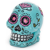 Mini Aquatic Ornament - Blue Sugar Skull (3.8cm)