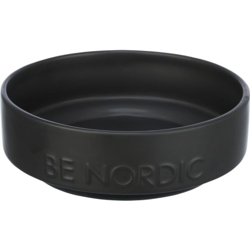 Dog Bowl - BE NORDIC Non Slip  Black (500ml)