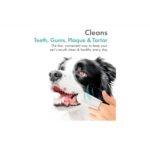 Fingertip Tooth Wipes - Petkin Mint (50pk)