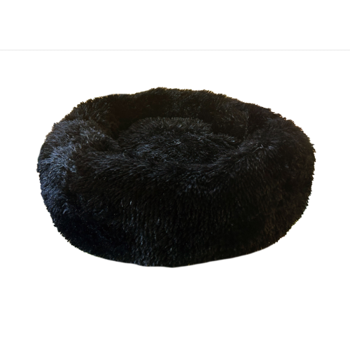 Calming Pet Bed - Black Medium (75cm)