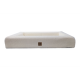 Boucle Orthopedic Pet Bed - Cream Med (70 x 50cm)