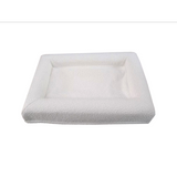 Boucle Orthopedic Pet Bed - Cream Med (70 x 50cm)