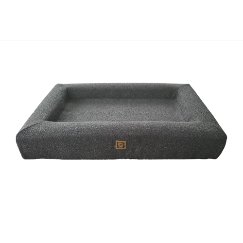 Boucle Orthopedic Pet Bed - Grey Med (70 x 50cm)